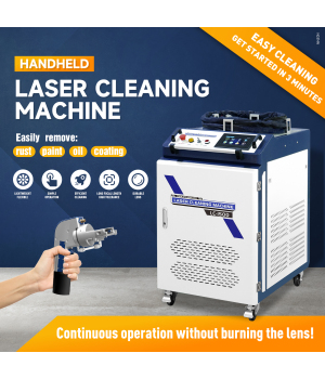 JPT 2000W Used Continuous Handheld Laser Cleaning Machine Rust/Oil/Paint Remover Laser Cleaner